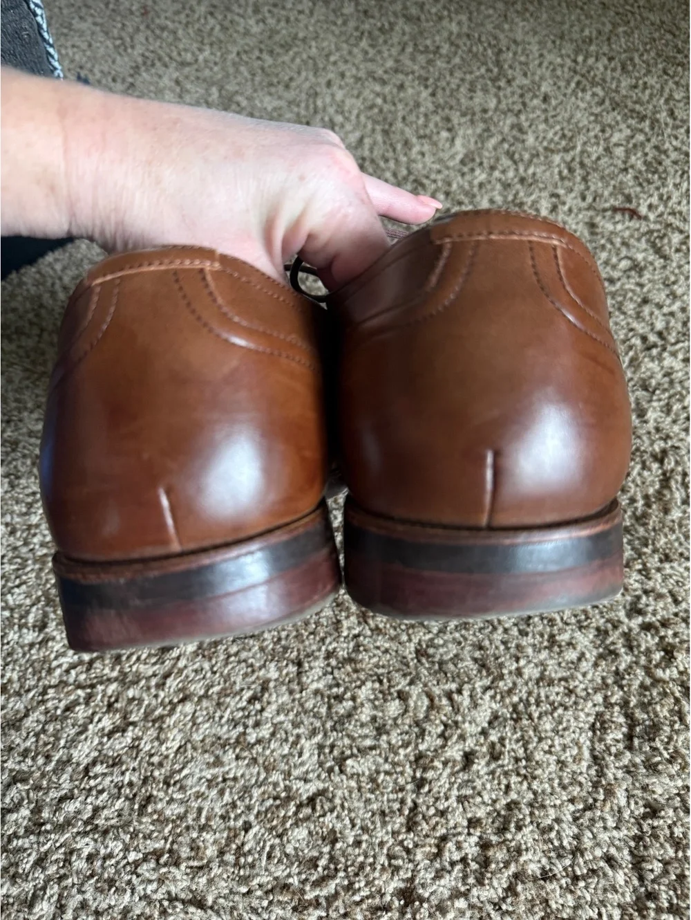 Dockers Belson Moc Toe Oxford Shoes in Cognac Men’s Size 13